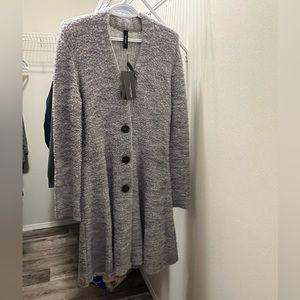 BNWT Marccain Sweater with front button detail